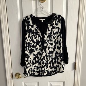 Pale Sky blouse, size small